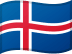 Island Flagge