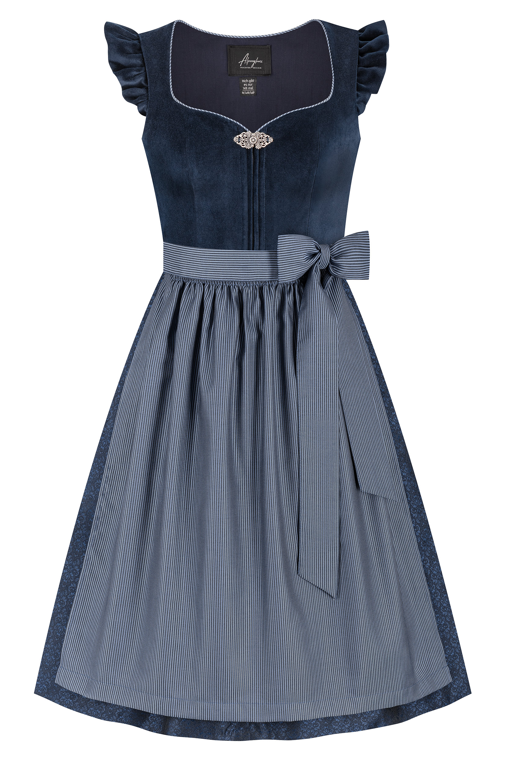 Dirndl LOUISA 70 Cm Blau Dunkelblau MOSER Trachten Und Dirndl dirndl-louisa-70-cm-blau-dunkelblau-moser-trachten-und-dirndl