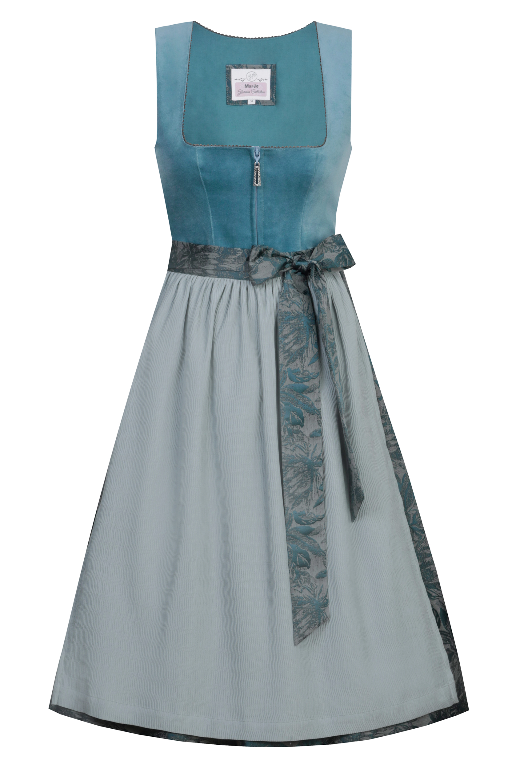 Dirndl IRSEE (65 cm) türkis, salbei | MOSER Trachten und Dirndl